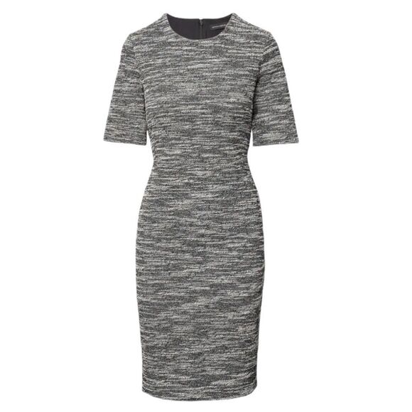 BANANA REPUBLIC BOUCLE MIDI SHEATH DRESS, SIZE Woman’s Size 4 P - Picture 1 of 8